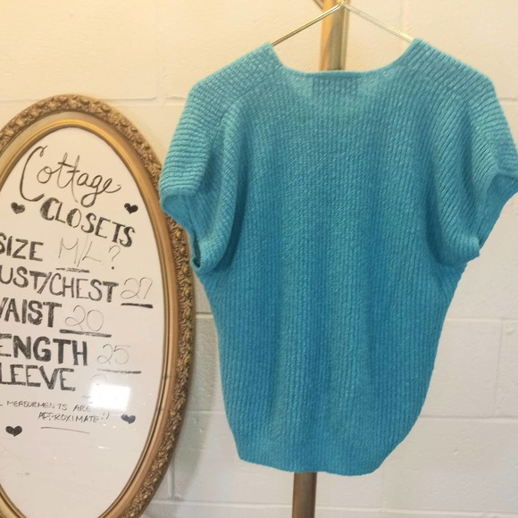 VTG 90s David Brett Box Sweater M/L - Picture 5 of 7